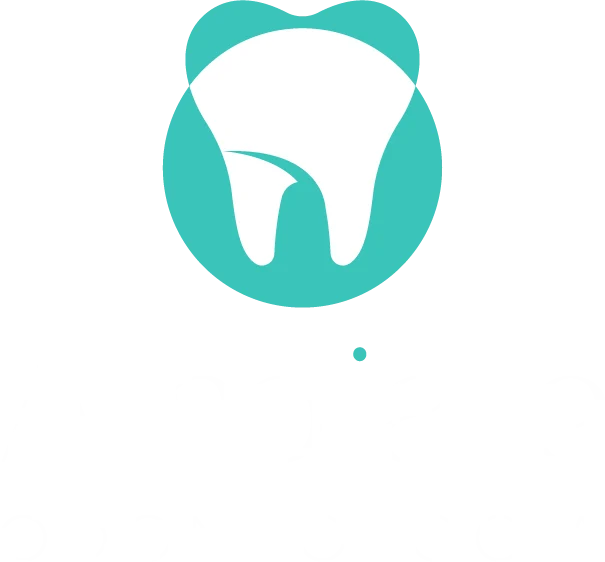Símbolo e assinatura da Ampliare Odontologia.