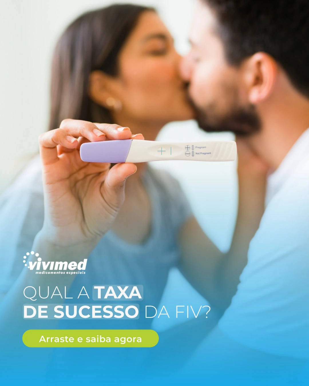 Post sobre taxa de sucesso da fertilização in vitro.