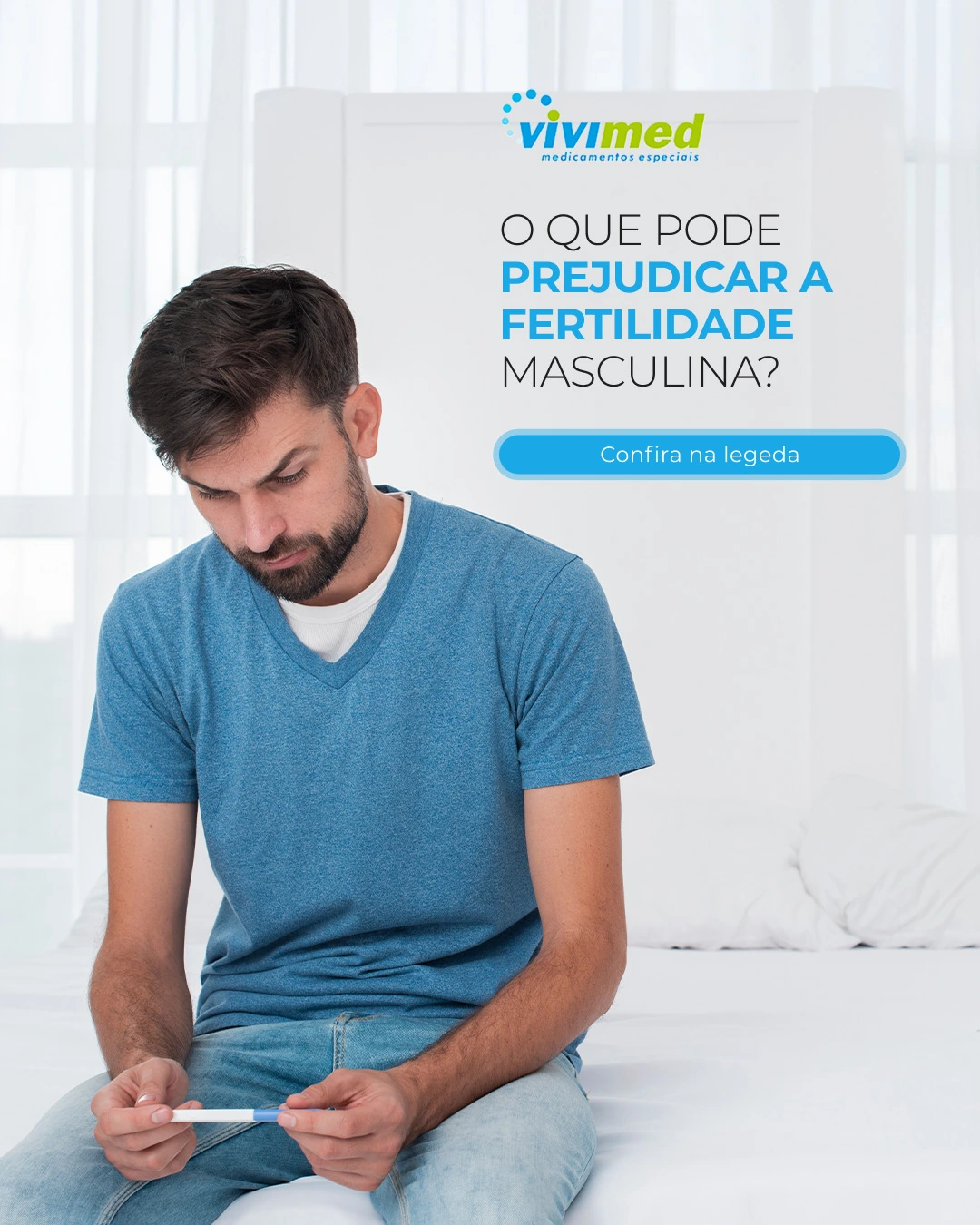 Conteúdo sobre fatores que podem afetar a fertilidade masculina.
